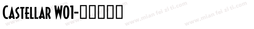 Castellar W01字体转换